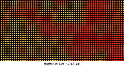 Light Orange vector backdrop with dots. Glitter abstract illustration with colorful drops. Pattern for booklets, leaflets.