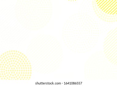 Light Orange vector backdrop with dots. Glitter abstract illustration with blurred drops of rain. Pattern for futuristic ad, booklets.
