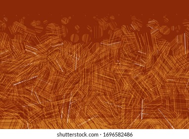 Light Orange vector backdrop with dots. Blurred decorative design in abstract style with bubbles. Pattern for ads, leaflets.