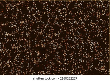 Light Orange vector backdrop with dots. Beautiful colored illustration with blurred circles in nature style. Pattern of water, rain drops.
