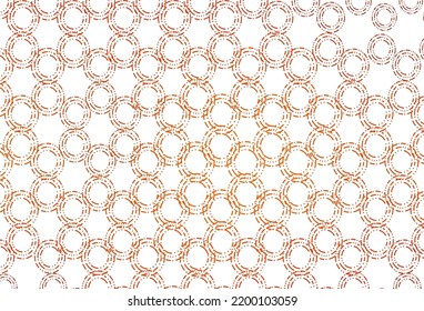 Fondo vectorial de color naranja claro con puntos. Burbujas borrosas sobre fondo abstracto con gradiente colorido. Patrón para sitios web hermosos.