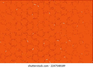 Light orange vector backdrop with dots. Illustration with set of shining colorful abstract circles. Design for business adverts.