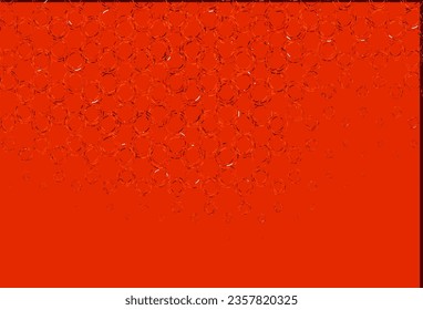 Light orange vector backdrop with dots. Illustration with set of shining colorful abstract circles. Template for your brand book.