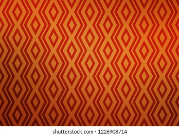 Light Orange vector backdrop with lines, cubes. Modern geometric abstract illustration with lines, squares. Smart design for your business advert.