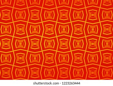 Light Orange vector backdrop with long lines. Glitter abstract illustration with colored sticks. Pattern for websites, landing pages.