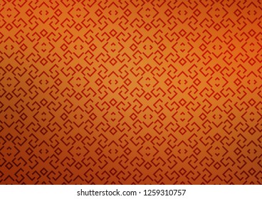 Light Orange vector backdrop with long lines. Blurred decorative design in simple style with lines. Pattern for websites, landing pages.