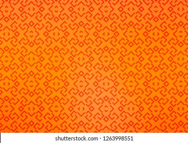 Light Orange vector backdrop with long lines. Modern geometrical abstract illustration with staves. Backdrop for TV commercials.