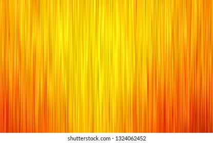 Light Orange vector backdrop with long lines. Shining colored illustration with narrow lines. Smart design for your business advert.