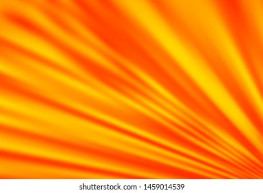 Light Orange vector backdrop with long lines. Glitter abstract illustration with colored sticks. Pattern for business booklets, leaflets.