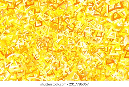 Light Orange vector backdrop with memphis shapes. Decorative design in abstract style with random forms. Background for a cell phone.