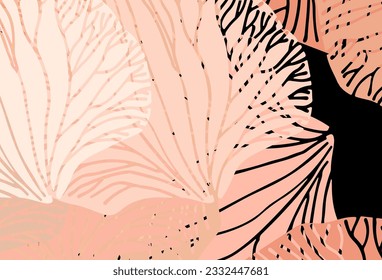 Light Orange vector backdrop with memphis shapes. Illustration with colorful gradient shapes in abstract style. Simple design for your web site.