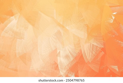 Light Orange vector backdrop with memphis shapes. Modern abstract illustration with colorful random forms. Background for a cell phone.