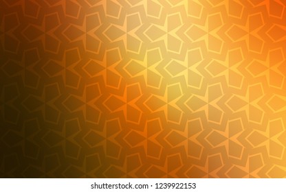 Light Orange vector backdrop with rhombus. Illustration with set of colorful rectangles. Modern template for your landing page.