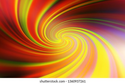 Light Orange vector backdrop with wry lines. Geometric illustration in abstract style with gradient.  The best colorful design for your business.