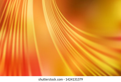 Light Orange vector backdrop with wry lines. A completely new colorful illustration in simple style. Abstract design for your web site.
