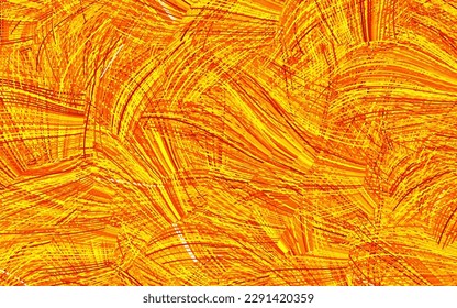 Light Orange vector backdrop with wry lines. Colorful abstract illustration with gradient lines. Abstract design for your web site.