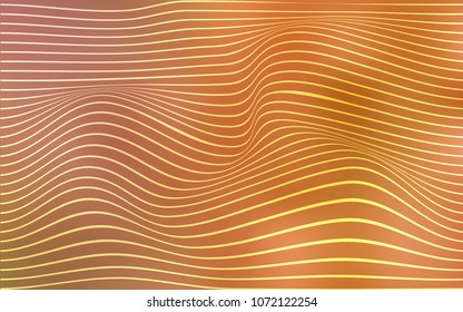 Light Orange vector background with abstract lines. Creative geometric illustration in Origami style with gradient. A completely new design for your business.