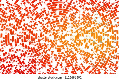 Light Orange vector background with abstract lines. Creative geometric illustration in marble style with gradient. The best blurred design for your business.
