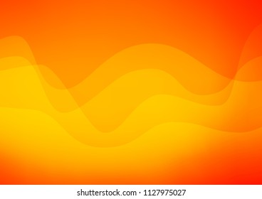 Light Orange vector background with abstract lines. Brand new colored illustration in marble style with gradient. The elegant pattern for brand book.