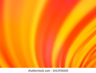 Light Orange vector background with abstract lines. Modern gradient abstract illustration with bandy lines. Textured wave pattern for backgrounds.