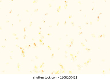 Light Orange vector background with abstract shapes. Modern abstract illustration with colorful random forms. Elegant design for wallpapers.