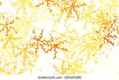 Light Orange vector background with abstract shapes. Illustration with colorful gradient shapes in abstract style. Elegant design for wallpapers.