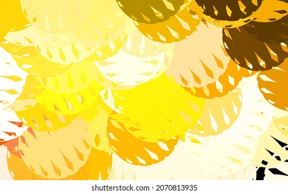 Light Orange vector background with abstract shapes. Modern abstract illustration with colorful random forms. Background for a cell phone.