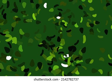 Light Orange vector background with abstract forms. Decorative design in abstract style with random forms. Best smart design for your business.