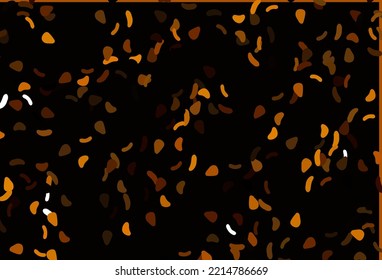 Light Orange vector background with abstract forms. Illustration with colorful gradient shapes in abstract style. Background for a cell phone.