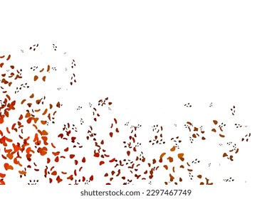 Light Orange vector background with abstract forms. Modern abstract illustration with colorful random forms. Background for a cell phone.