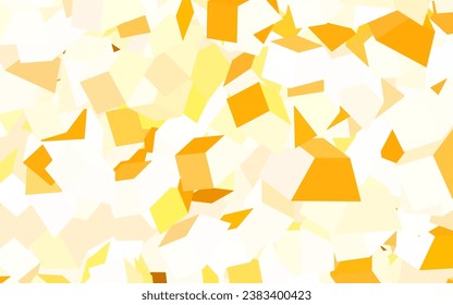 Light Orange vector background with abstract shapes. Illustration with colorful gradient shapes in abstract style. Modern design for your business card.