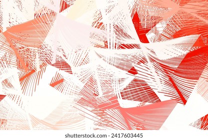 Light Orange vector background with abstract shapes. Simple colorful illustration with abstract gradient shapes. Background for a cell phone.