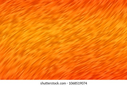 Light Orange vector background with bent lines. Colorful illustration in abstract marble style with gradient. Brand-new design for your ads, poster, banner.