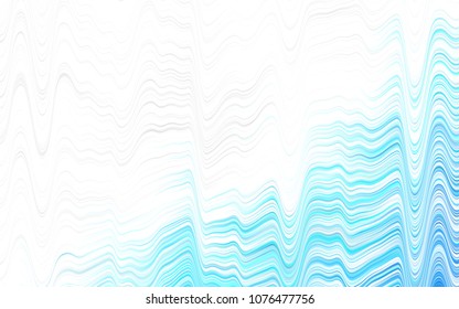 Light Orange vector background with bent ribbons. A sample with blurred bubble shapes. Marble style for your business design.