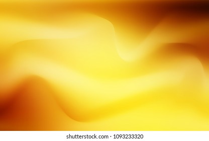 Light Orange vector background with bent lines. Creative illustration in halftone marble style with gradient. The best blurred design for your business.