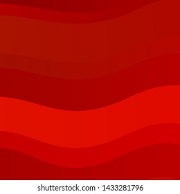 Light Orange vector background with bent lines. Illustration in halftone style with gradient curves. Template for your UI design.