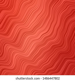Light Orange vector background with bent lines. Illustration in abstract style with gradient curved.  Pattern for busines booklets, leaflets