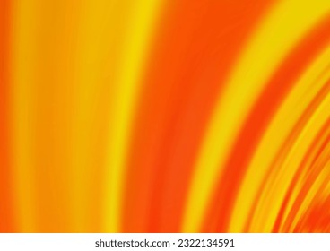 Light Orange vector background with bent lines. Shining crooked illustration in marble style. Textured wave pattern for backgrounds.