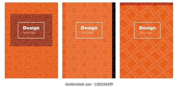 Light Orange vector background for books. Booklet with textbox on colorful abstract background. Pattern for leaflets, booklets.