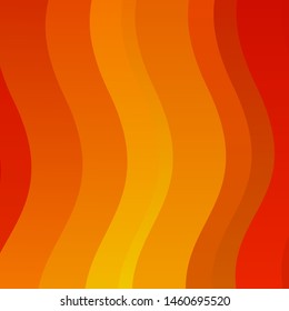 Light Orange vector background with bows. Colorful geometric sample with gradient curves.  Pattern for ads, commercials.