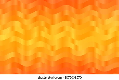 Light Orange vector background with bubble shapes. An elegant bright illustration with gradient. Pattern for your business design.