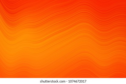 Light Orange vector background with bubble shapes. A sample with blurred bubble shapes. Brand-new design for your ads, poster, banner.
