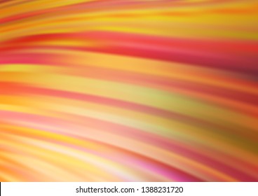 Light Orange vector background with bubble shapes. Colorful abstract illustration with gradient lines. New composition for your brand book.