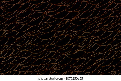 Light Orange vector  background with bubbles. Abstract illustration with colored bubbles in nature style. Completely new template for your brand book.