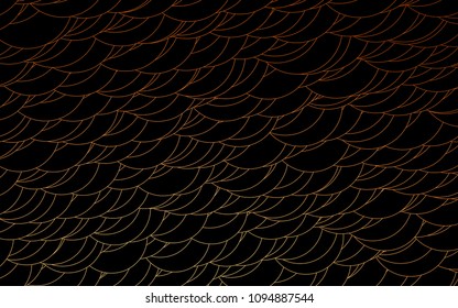 Light Orange vector  background with bubbles. Beautiful colored illustration with blurred circles in nature style. The pattern can be used for aqua ad, booklets.