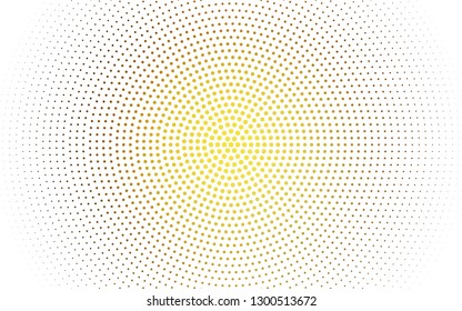 Light Orange vector  background with bubbles. Abstract illustration with colored bubbles in nature style. New template for your brand book.