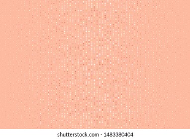 Light Orange vector background with bubbles. Beautiful colored illustration with blurred circles in nature style. New template for your brand book.
