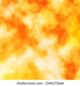 Light Orange vector background with bubbles. Colorful illustration with gradient dots in nature style. Pattern for wallpapers, curtains.