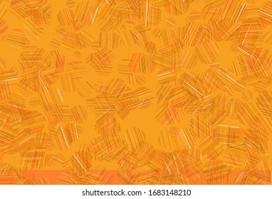 Light Orange vector background with bubbles. Beautiful colored illustration with blurred circles in nature style. Design for your business advert.