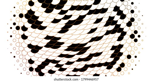 Light Orange vector background with bubbles. Illustration with set of shining colorful abstract spheres. Pattern for websites.